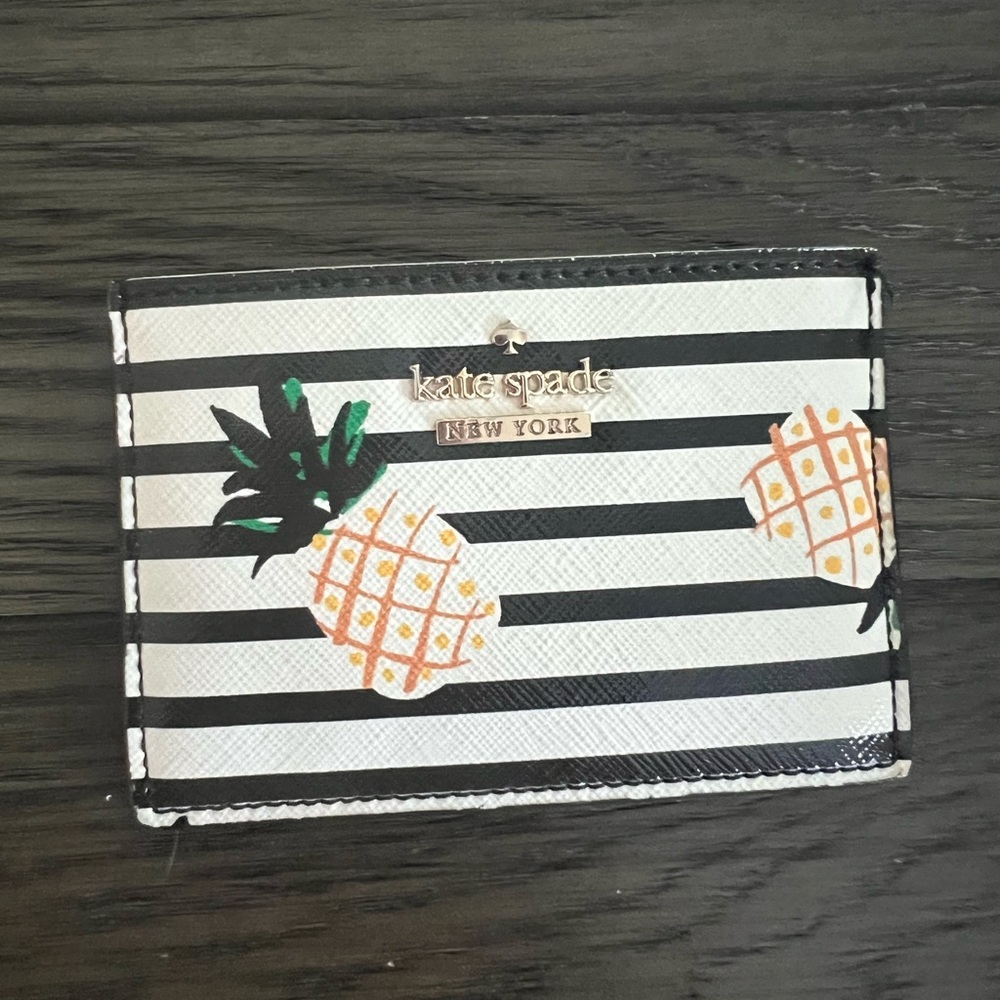 Kate Spade NY pineapple card holder